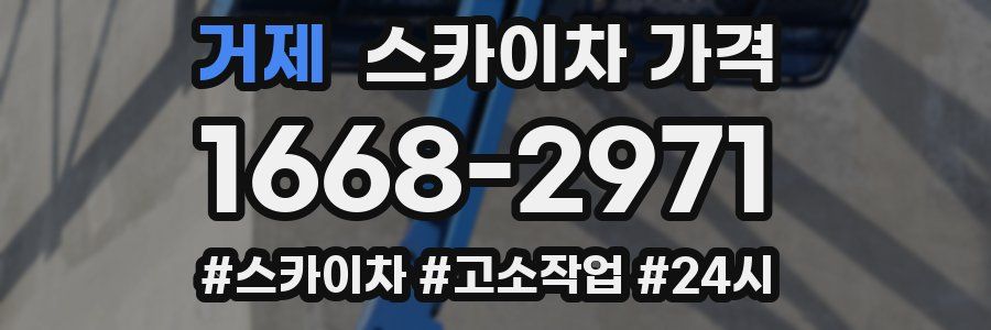 거제 스카이차 가격