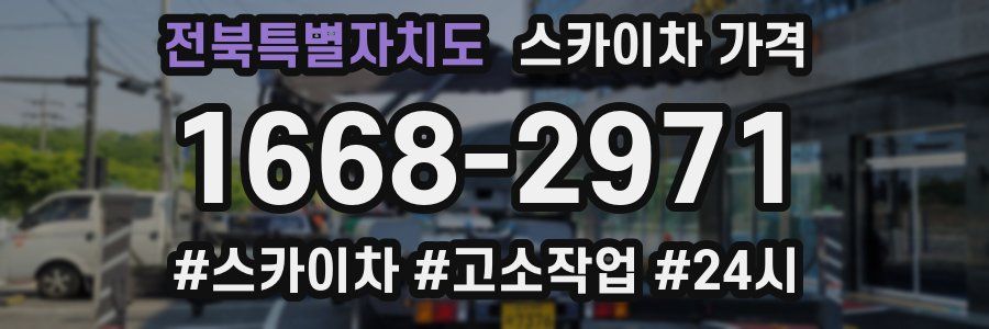 전북특별자치도 스카이차 가격