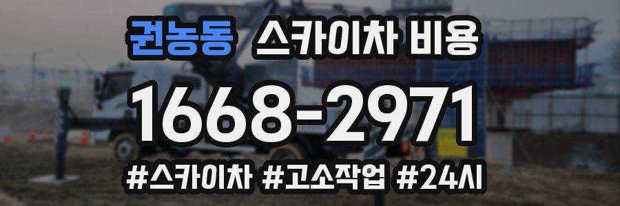 권농동 스카이차 비용