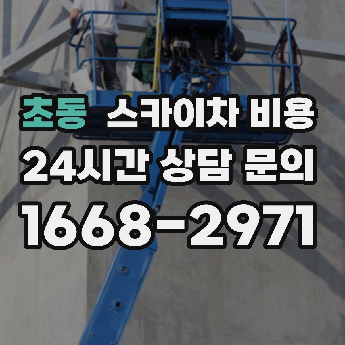 초동 스카이차 비용 문의할 때 꼭 알려야 할 정보 5가지
