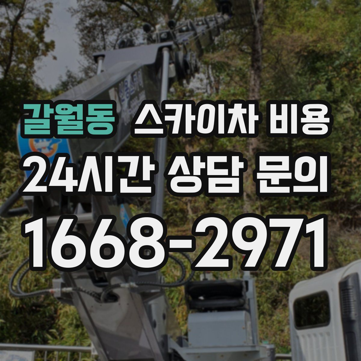 갈월동 스카이차 비용