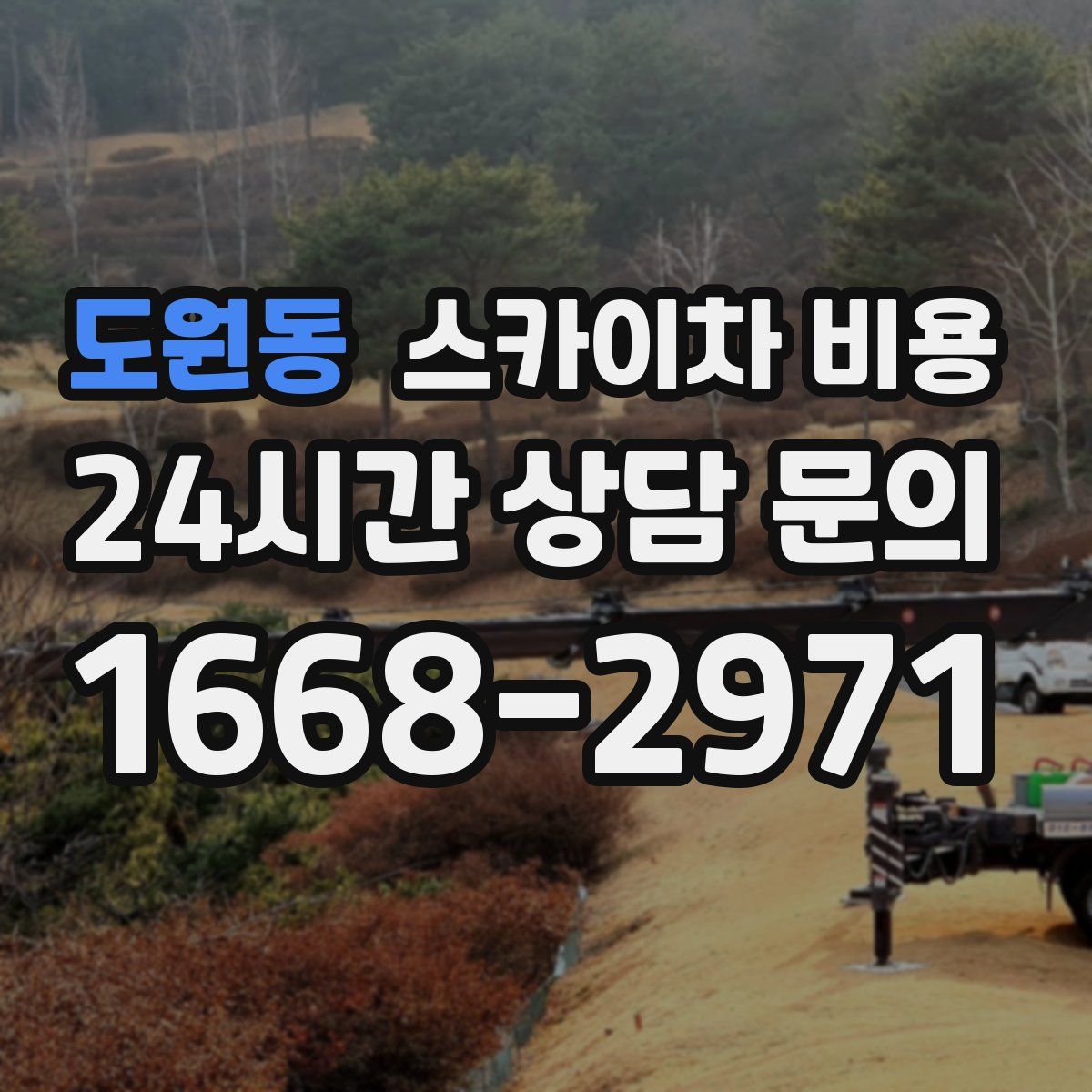 도원동 스카이차 비용