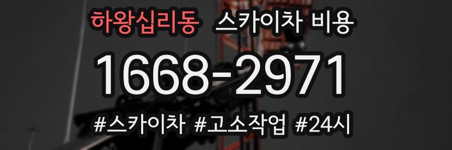 하왕십리동 스카이차 비용