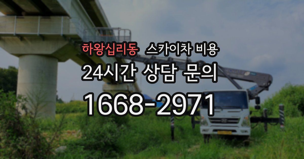 하왕십리동 스카이차 비용