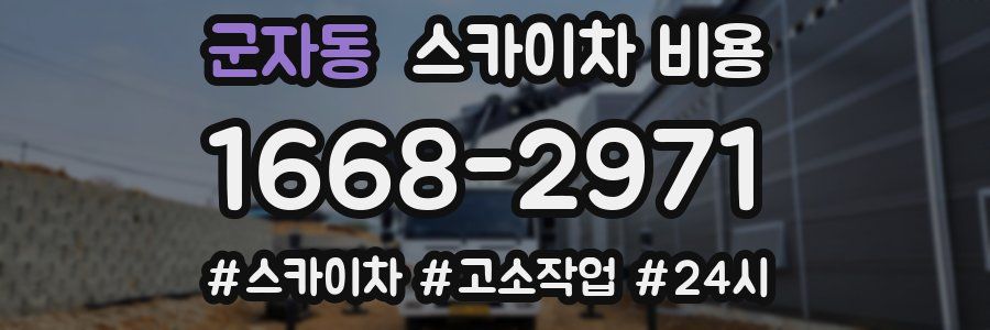 군자동 스카이차 비용