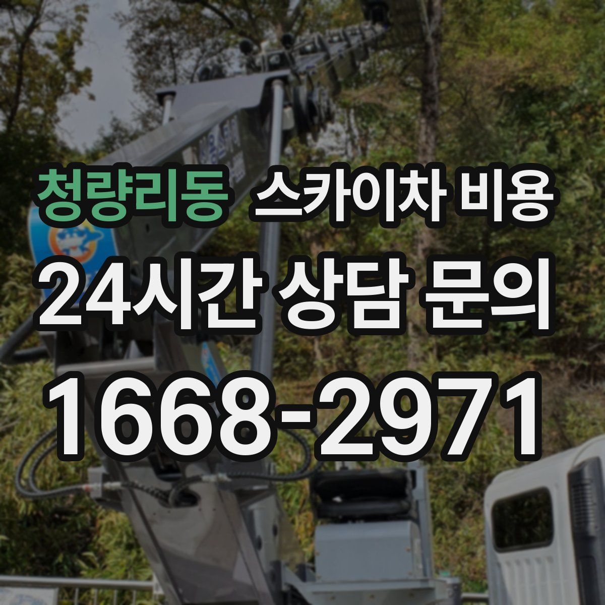 청량리동 스카이차 비용