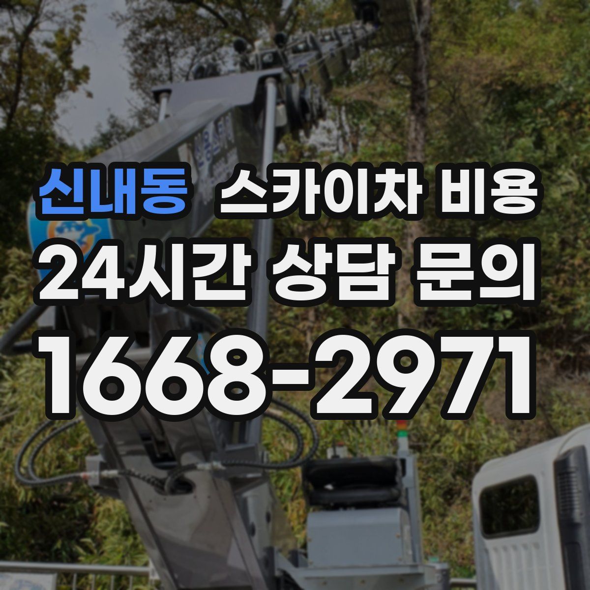 신내동 스카이차 비용