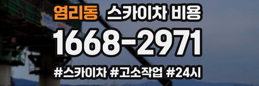 염리동 스카이차 비용