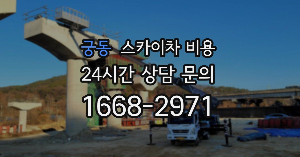 궁동 스카이차 비용