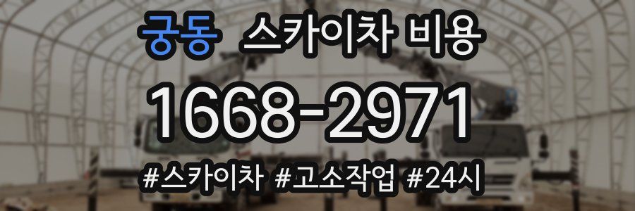 궁동 스카이차 비용