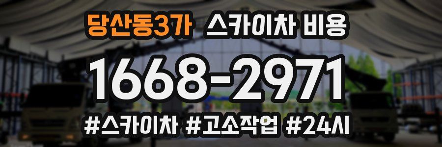 당산동3가 스카이차 비용