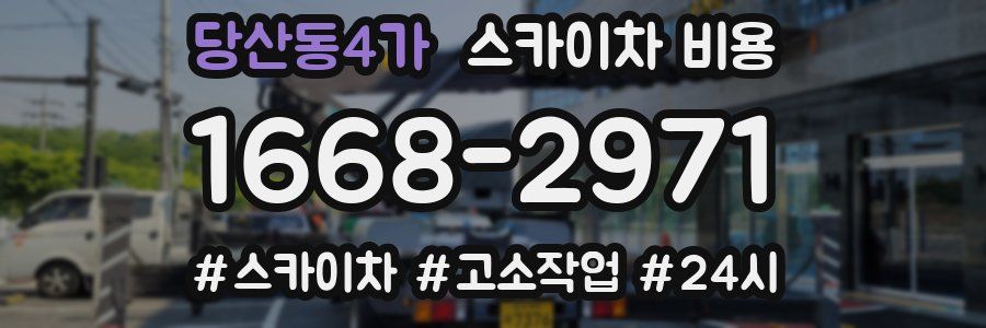 당산동4가 스카이차 비용