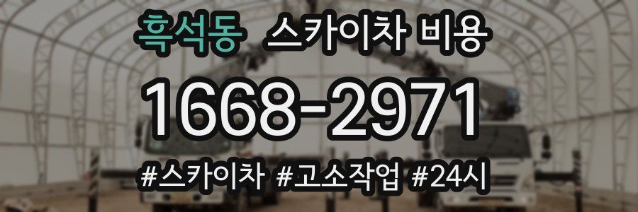 흑석동 스카이차 비용