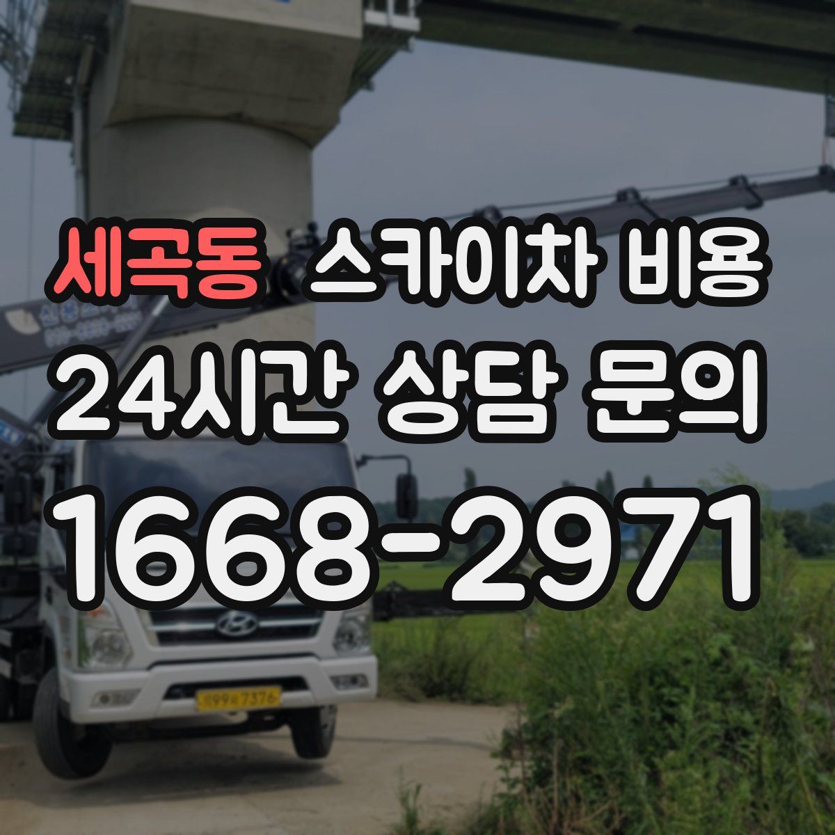 세곡동 스카이차 비용