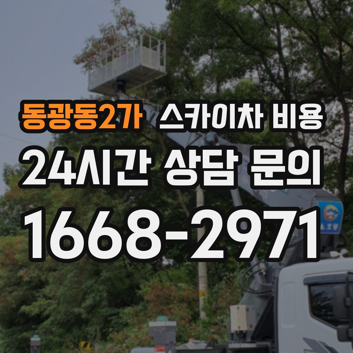 동광동2가 스카이차 비용