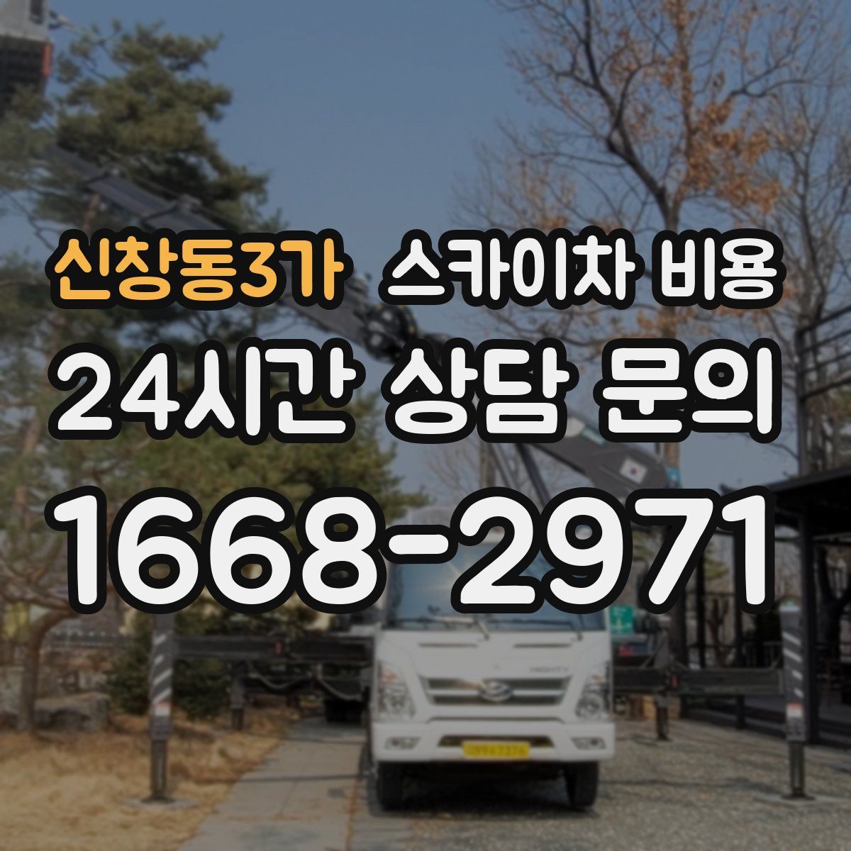 신창동3가 스카이차 비용