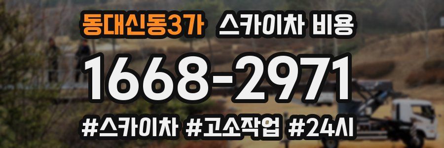 동대신동3가 스카이차 비용