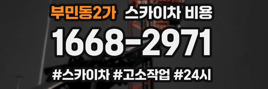 부민동2가 스카이차 비용