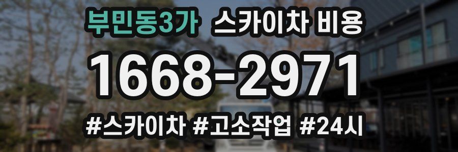 부민동3가 스카이차 비용