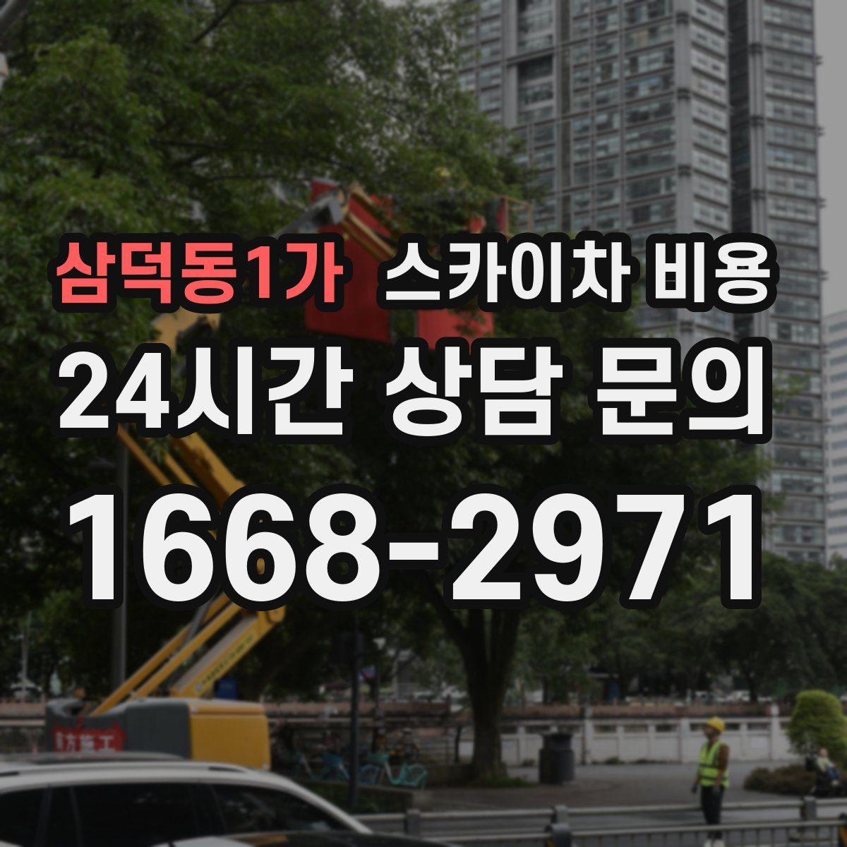 삼덕동1가 스카이차 비용