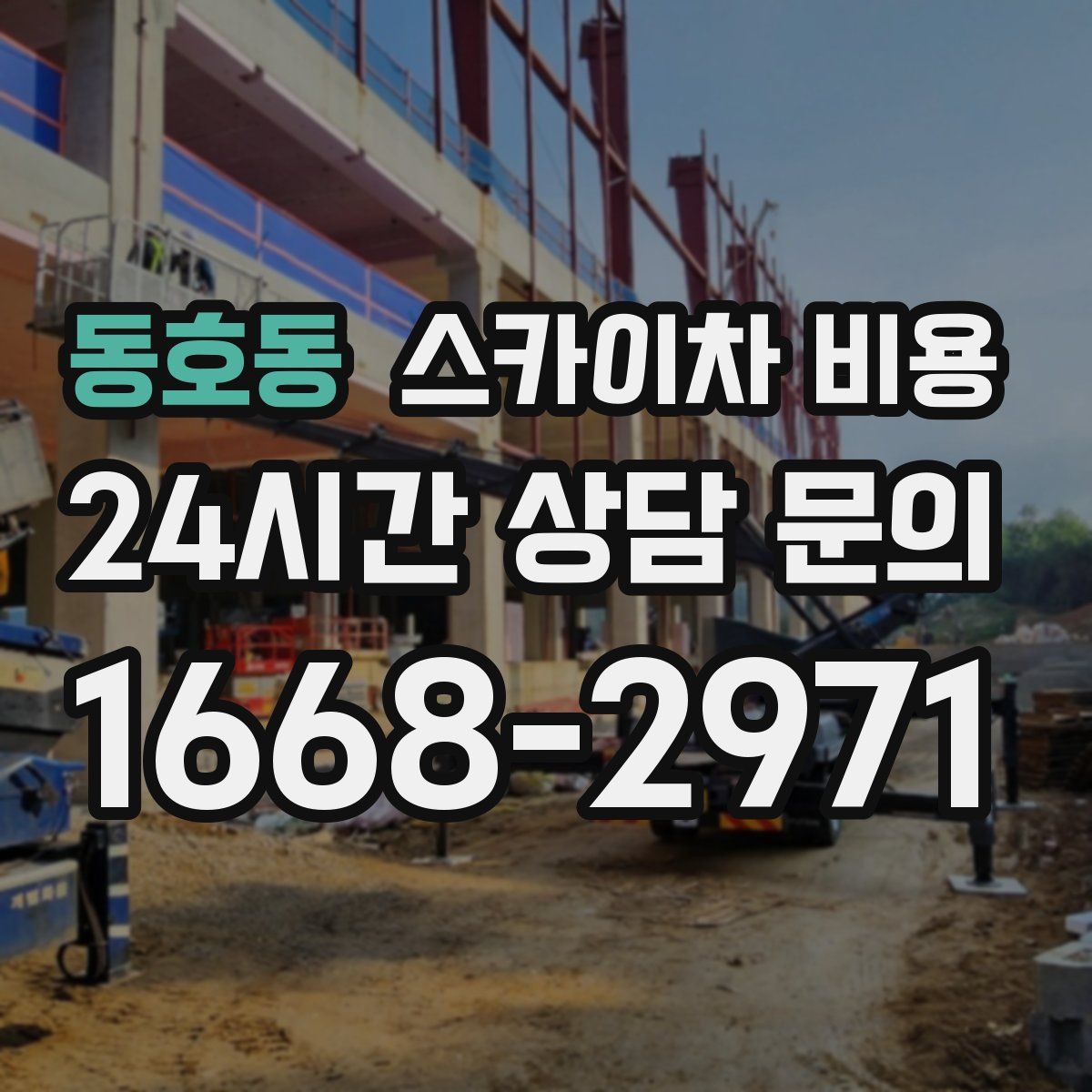 동호동 스카이차 비용