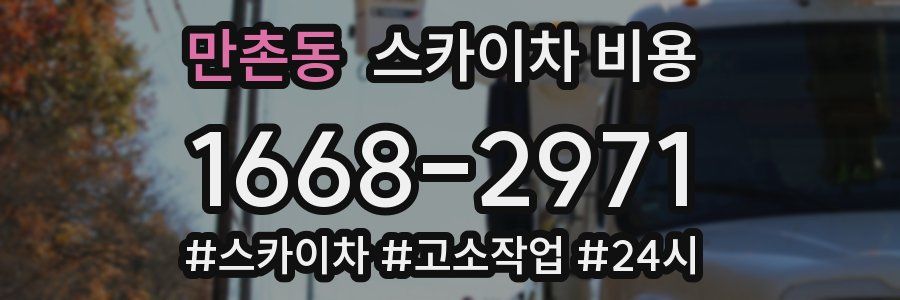 만촌동 스카이차 비용