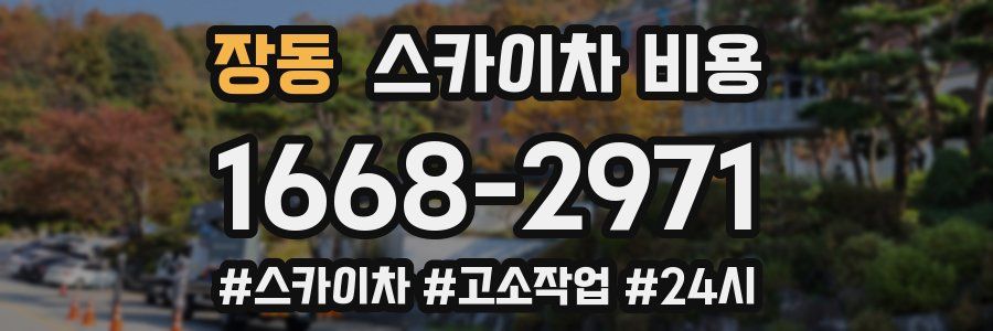 장동 스카이차 비용