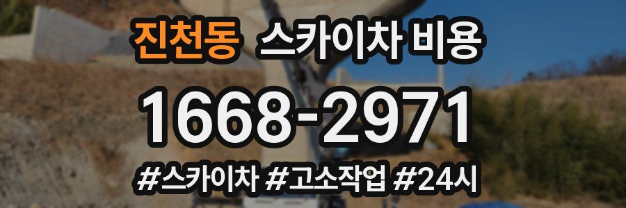 진천동 스카이차 비용