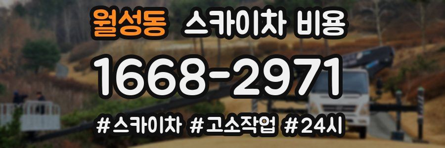 월성동 스카이차 비용