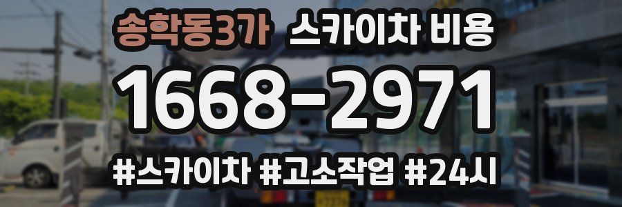 송학동3가 스카이차 비용