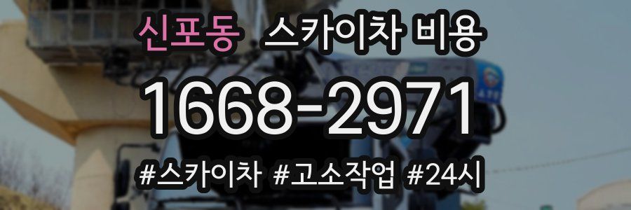 신포동 스카이차 비용