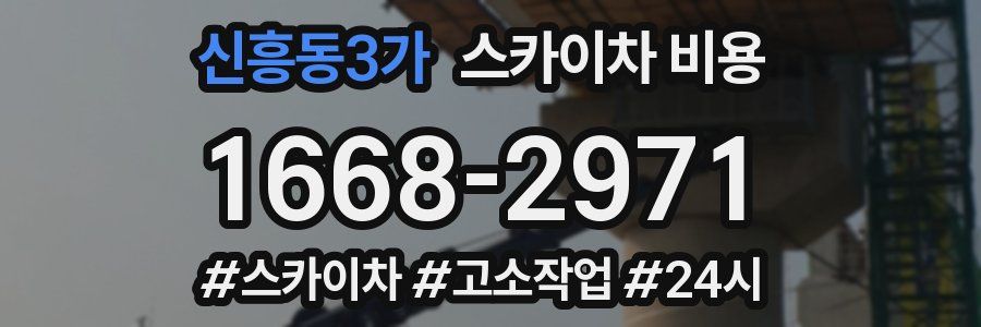 신흥동3가 스카이차 비용
