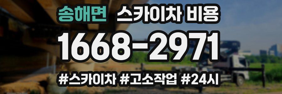 송해면 스카이차 비용