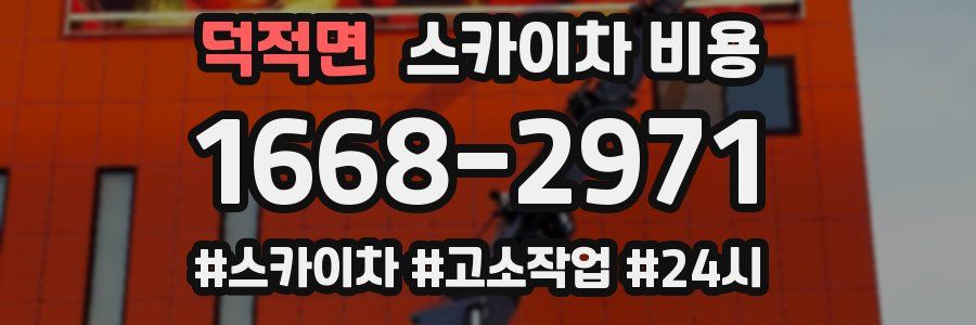 덕적면 스카이차 비용