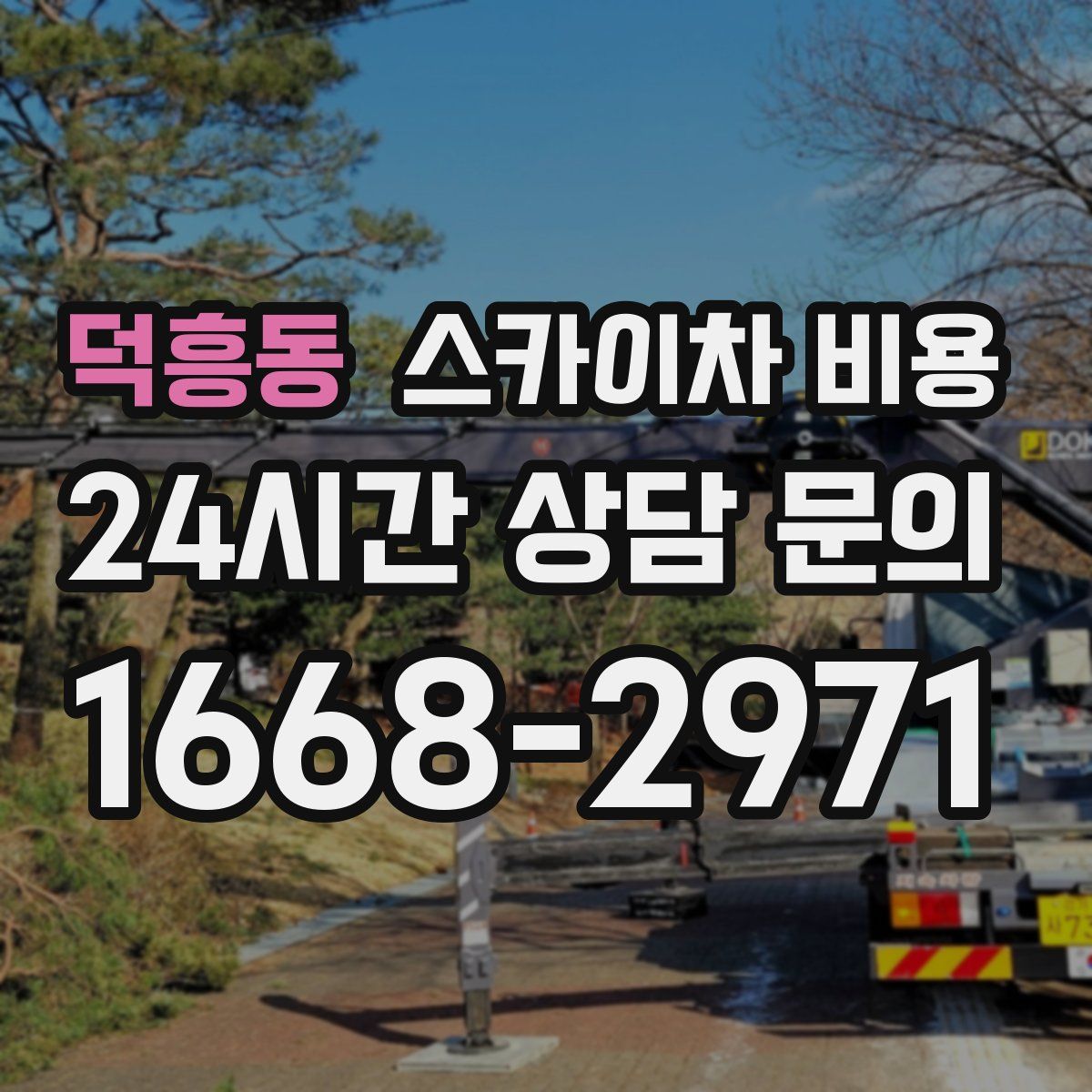 덕흥동 스카이차 비용