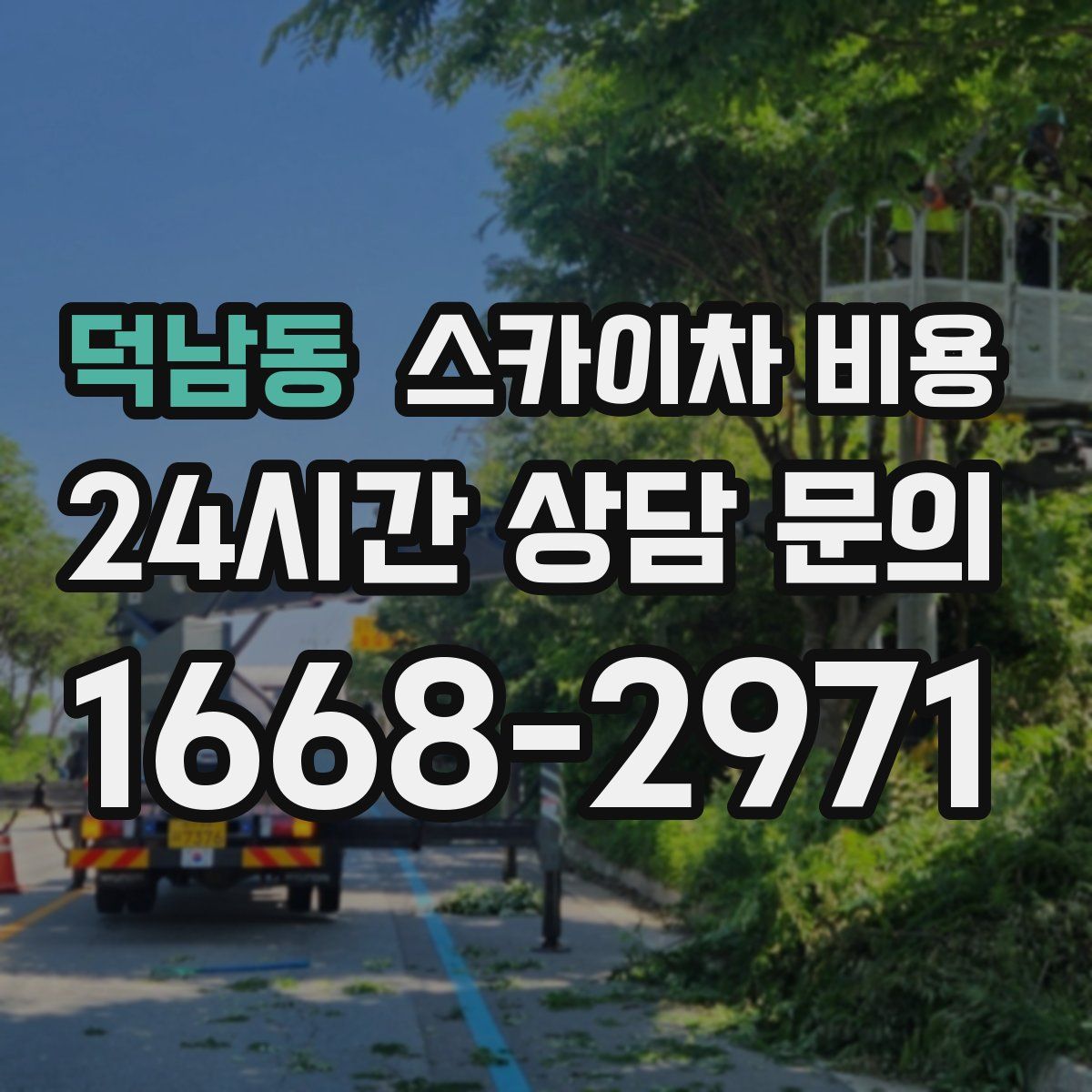 덕남동 스카이차 비용