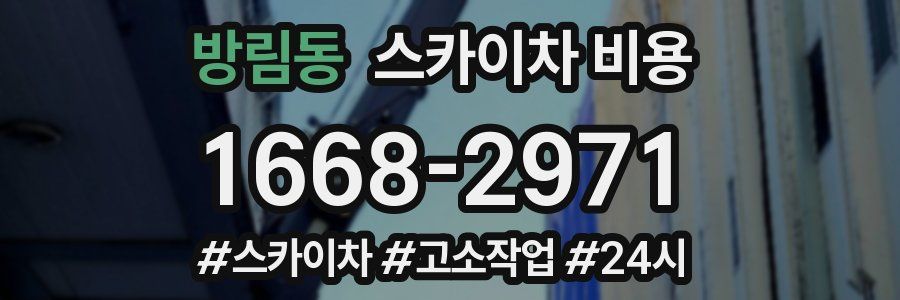 방림동 스카이차 비용