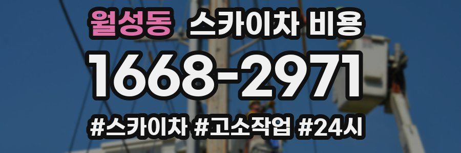 월성동 스카이차 비용