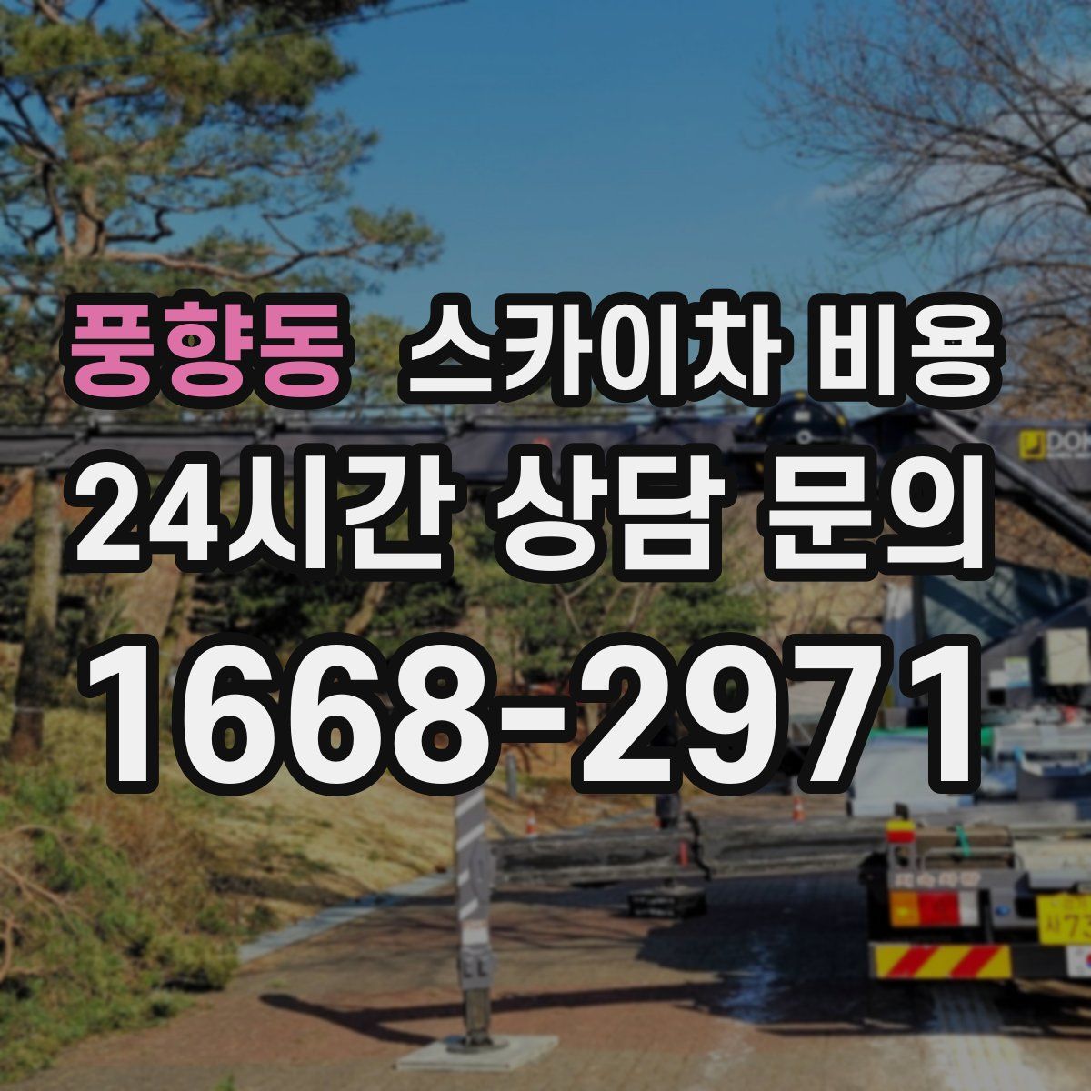 풍향동 스카이차 비용