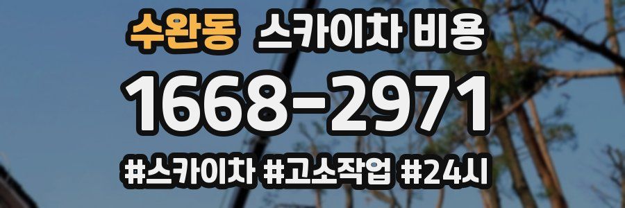 수완동 스카이차 비용