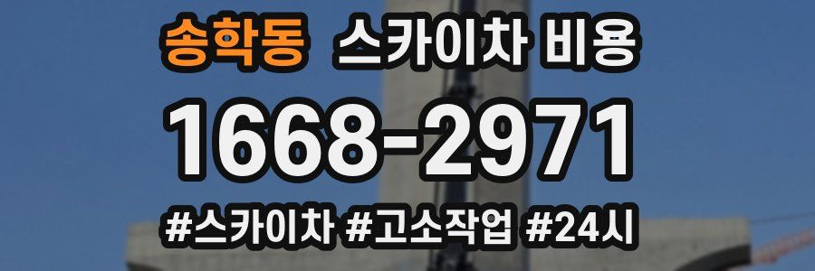 송학동 스카이차 비용