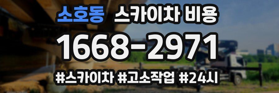 소호동 스카이차 비용