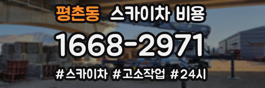 평촌동 스카이차 비용