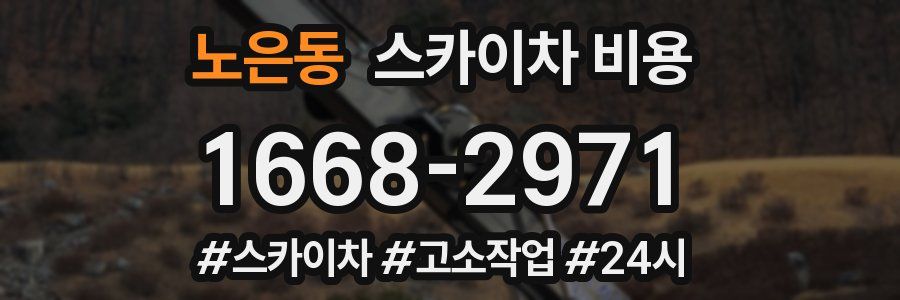 노은동 스카이차 비용