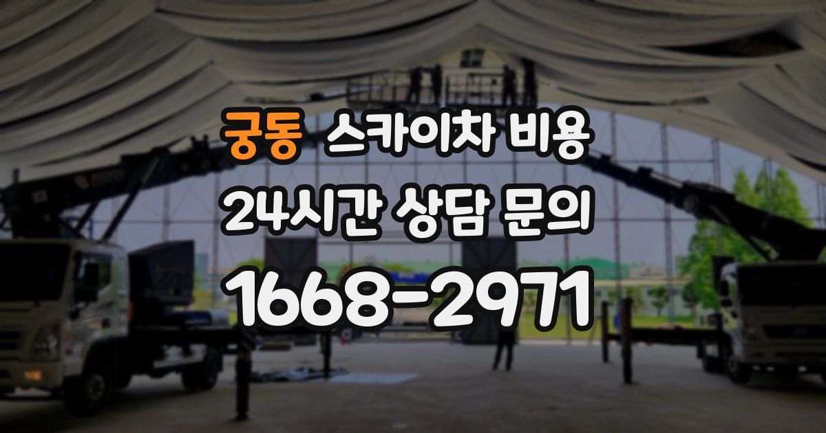 궁동 스카이차 비용