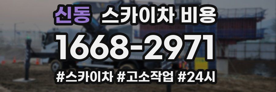 신동 스카이차 비용