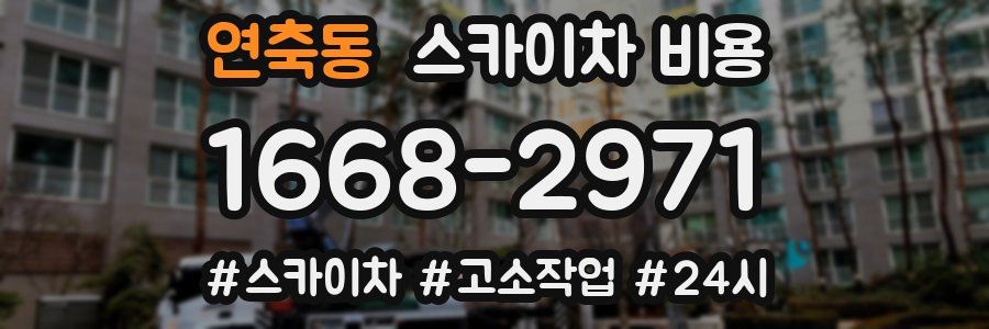 연축동 스카이차 비용