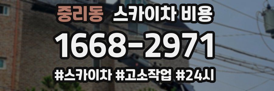 중리동 스카이차 비용