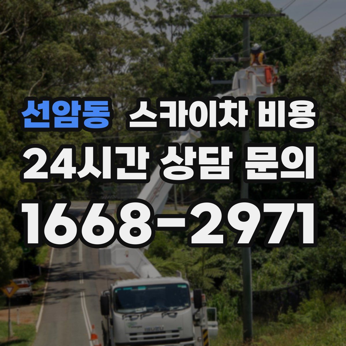 선암동 스카이차 비용