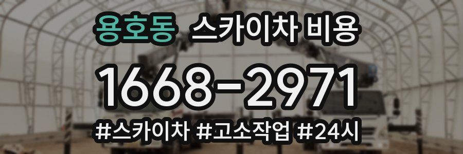 용호동 스카이차 비용